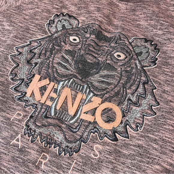 Pink Kenzo tiger print sweatshirt - Picture 6 of 8